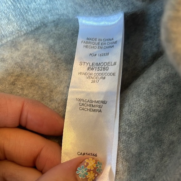 SPLENDID CASHMERE Joggers Pull on Tie Waist Womens small light gray - Picture 4 of 8